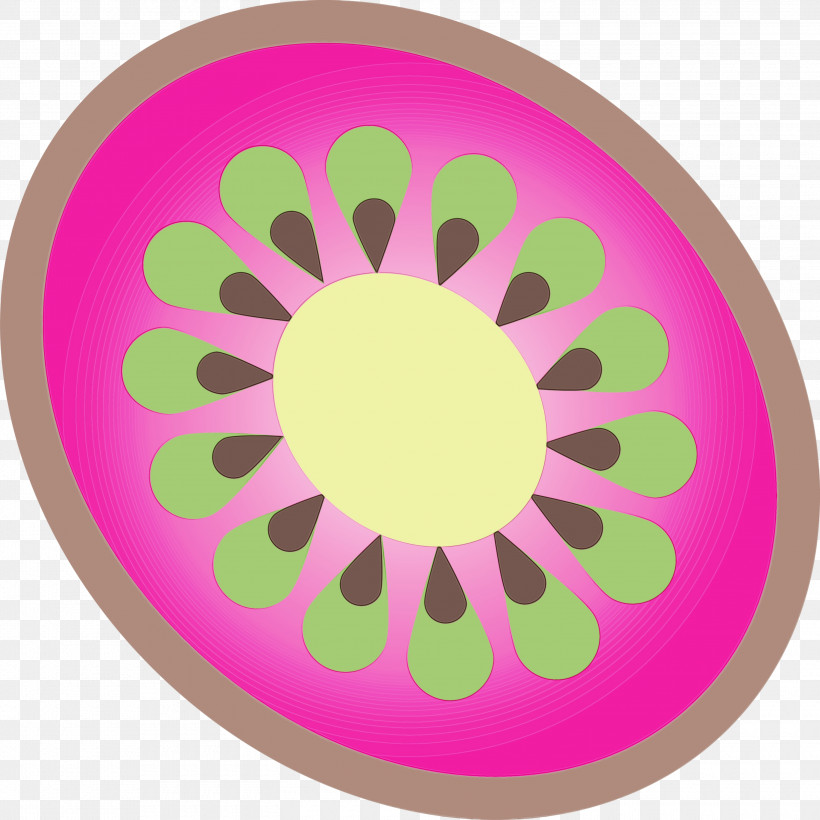 Pink Circle Automotive Wheel System Wheel Magenta, PNG, 3000x3000px, Kiwi, Automotive Wheel System, Circle, Magenta, Oval Download Free