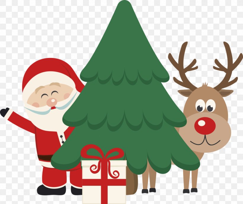 Santa Claus Rudolph Christmas, PNG, 1425x1200px, Santa Claus, Christmas, Christmas Decoration, Christmas Eve, Christmas Gift Download Free