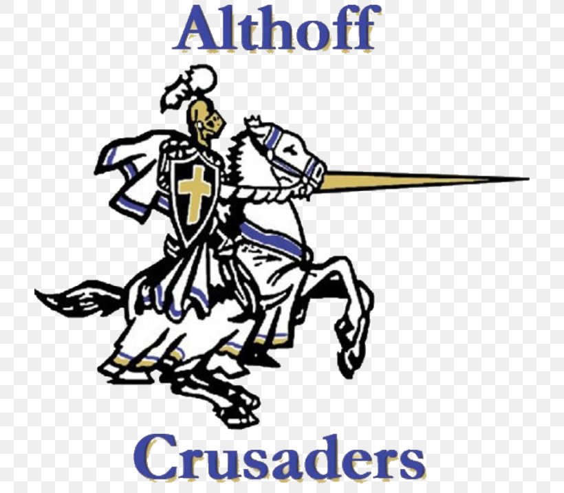 Althoff Catholic High School Crusades Mater Dei Catholic High School Saint Louis Priory School, PNG, 720x717px, Crusades, Art, Artwork, Catholic School, Fictional Character Download Free