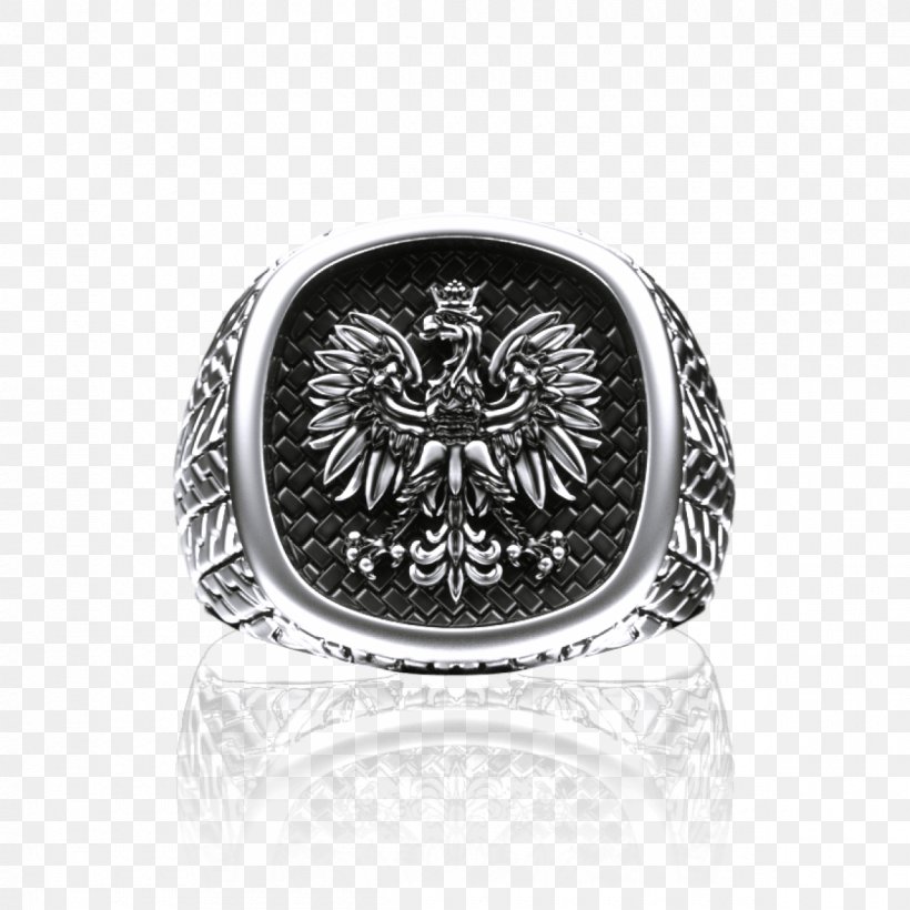 Chevalière Heraldic Badge Coat Of Arms Of Poland Silver, PNG, 1200x1200px, Heraldic Badge, Body Jewelry, Coat Of Arms Of Poland, Enigma Machine, Jewellery Download Free