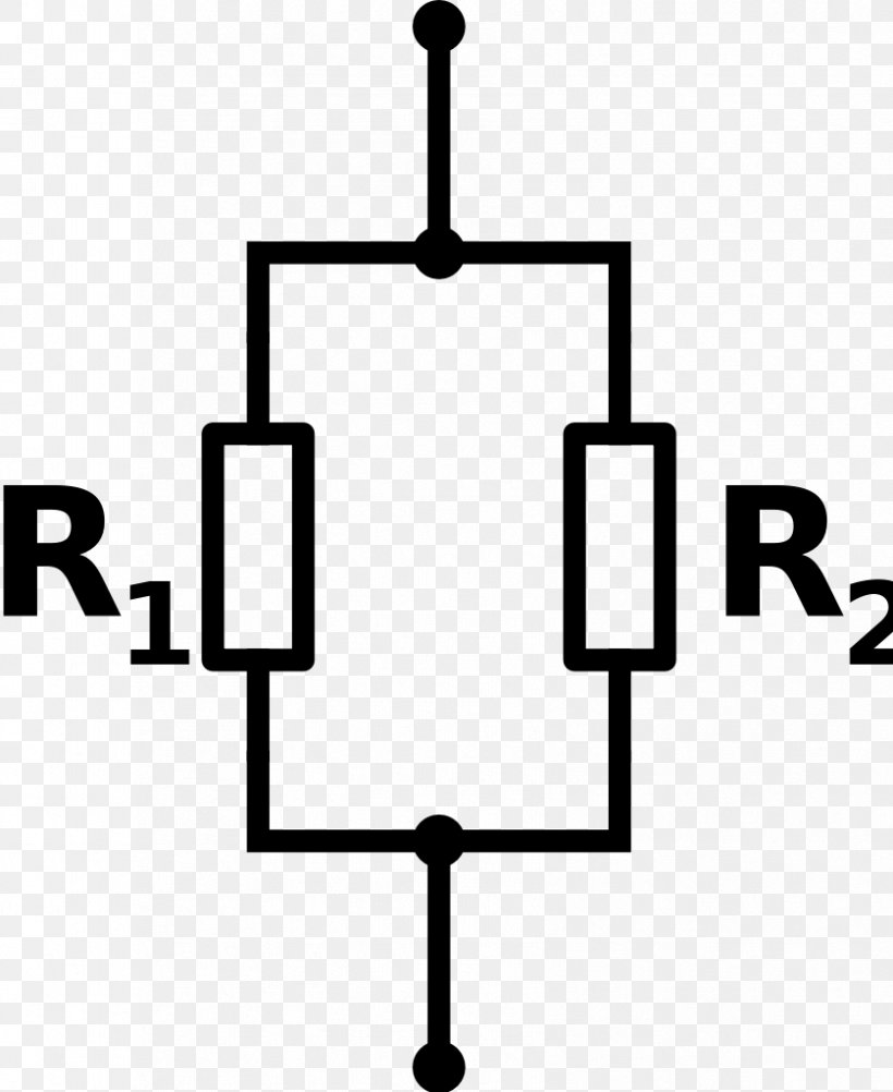 Electrical Network Circuit En Parallèle Series And Parallel Circuits Resistor Electricity, PNG, 838x1024px, Electrical Network, Area, Black And White, Circuit Diagram, Crystal Oscillator Download Free