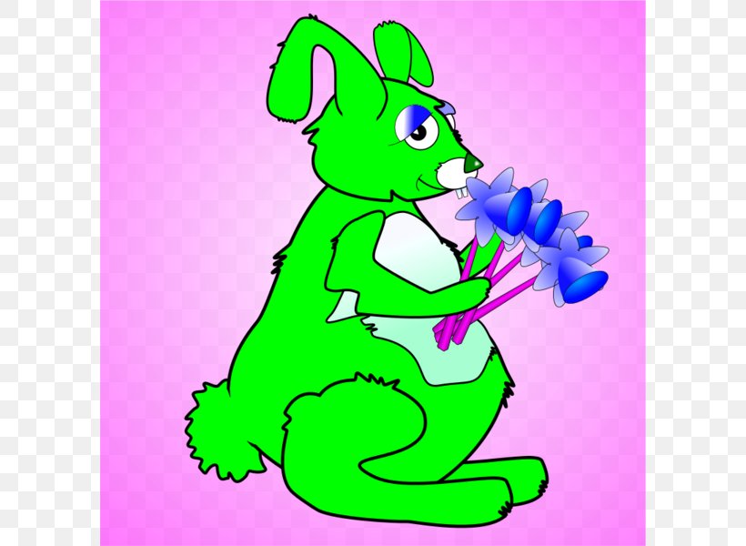 Easter Bunny Rabbit Spring Clip Art, PNG, 600x600px, Watercolor, Cartoon, Flower, Frame, Heart Download Free