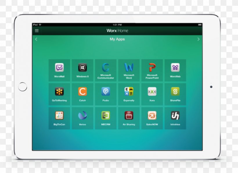 Tablet Computers XenMobile Handheld Devices, PNG, 1000x730px, Tablet Computers, Citrix Systems, Display Device, Electronic Device, Electronics Download Free