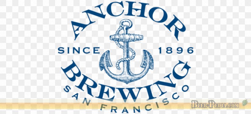 Anchor Brewing Company Beer Logo Organization Brand, PNG, 845x384px, Anchor Brewing Company, Area, Beer, Beer Brewing Grains Malts, Blue Download Free