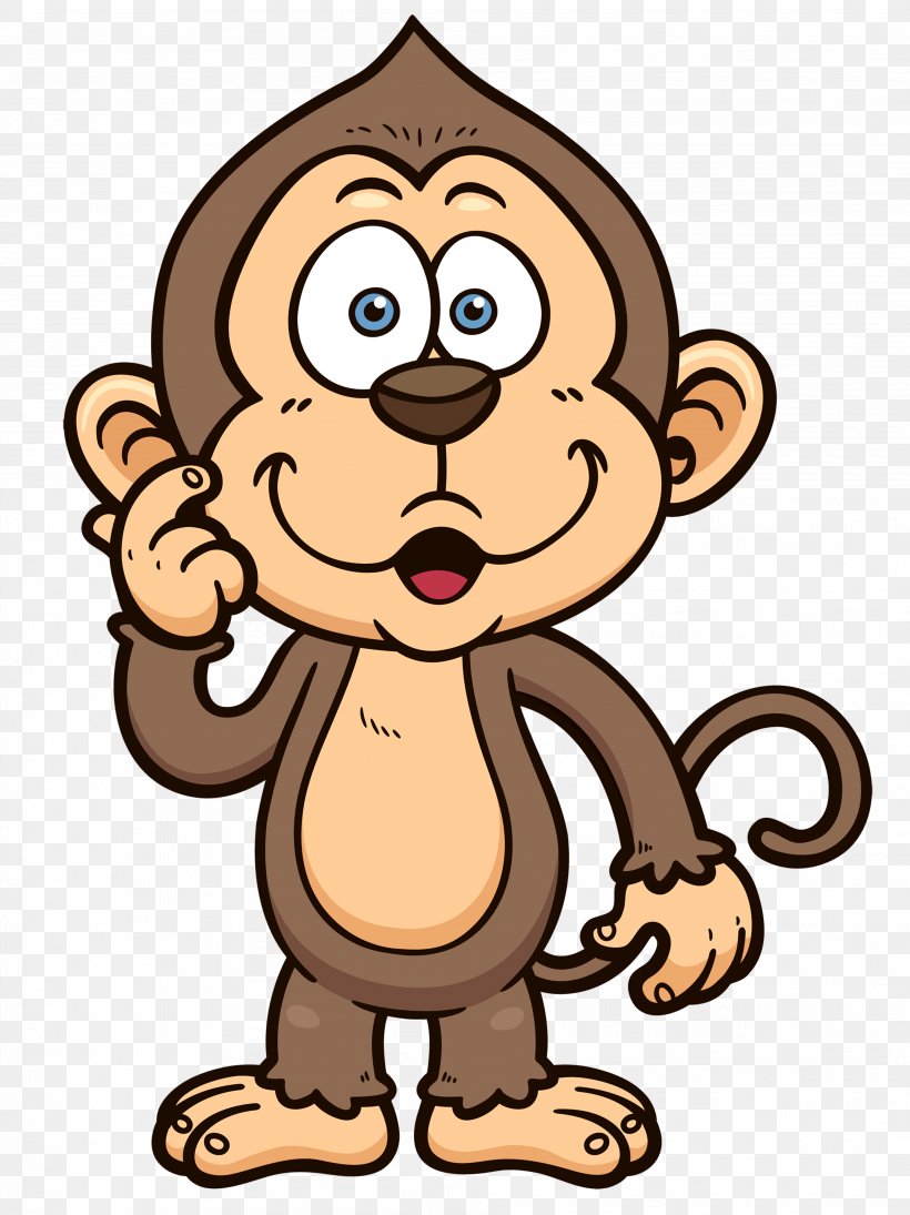 Baby Monkeys Cartoon Clip Art, PNG, 3828x5114px, Baby Monkeys, Artwork, Big Cats, Carnivoran, Cartoon Download Free