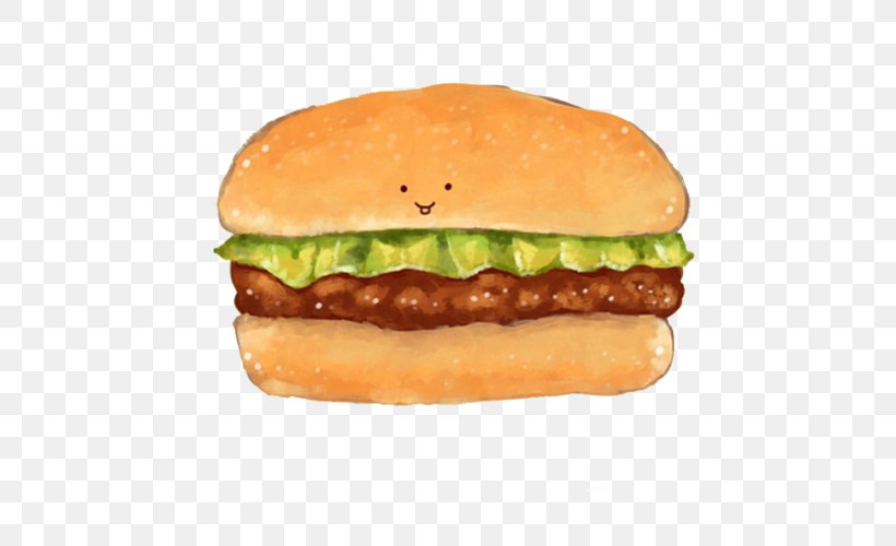 Hamburger Cattle McDonalds Big Mac Beef Lettuce, PNG, 500x500px, Hamburger, American Food, Beef, Breakfast Sandwich, Bun Download Free