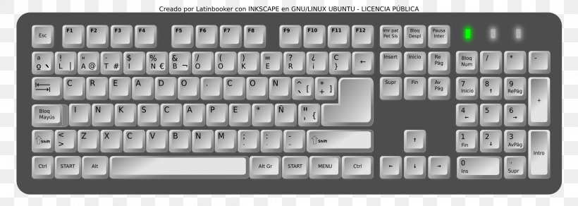 Computer Keyboard Laptop Computer Mouse Clip Art, PNG, 2400x857px, Computer Keyboard, Apple Keyboard, Computer, Computer Component, Computer Mouse Download Free