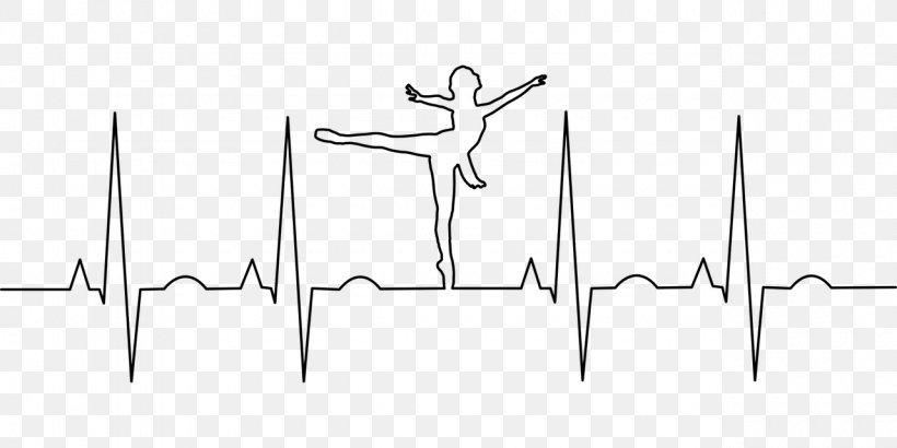 Dance Medicine Health Electrocardiography Well-being, PNG, 1280x640px, Watercolor, Cartoon, Flower, Frame, Heart Download Free