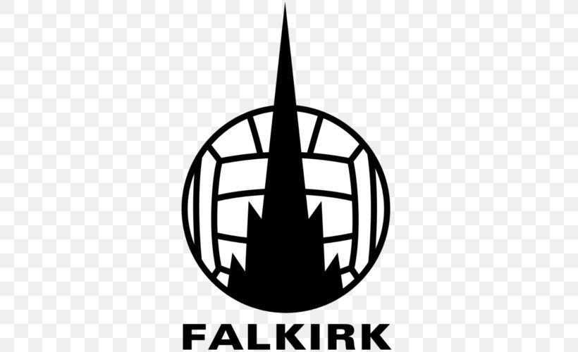 Falkirk F.C. Falkirk Stadium Greenock Morton F.C. Scottish Championship Dundee F.C., PNG, 500x500px, Falkirk Fc, Artwork, Black And White, Brand, Cappielow Download Free