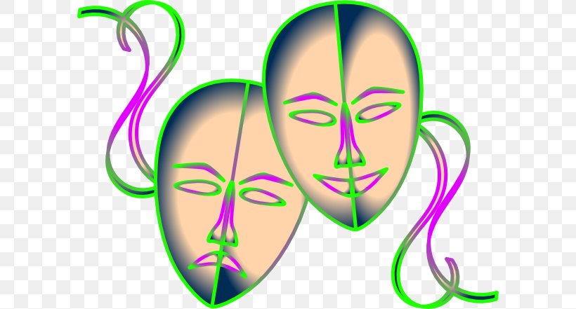 Mask Theatre Free Content Clip Art, PNG, 600x441px, Watercolor, Cartoon, Flower, Frame, Heart Download Free
