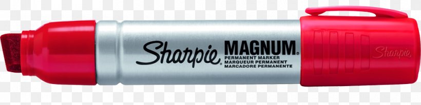 Permanent Marker Sharpie Marker Pen Highlighter Metal, PNG, 1000x250px, Permanent Marker, Aluminium, Auto Part, Barrel, Box Download Free
