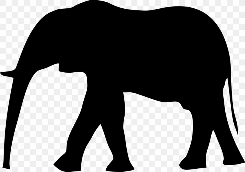 Clip Art Asian Elephant Illustration Image, PNG, 958x676px, Asian Elephant, African Elephant, Animal, Animal Figure, Black Download Free