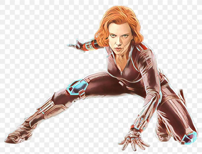 Illustration Cartoon Character Muscle Fiction, PNG, 2714x2077px, Cartoon, Black Widow, Character, Fiction, Fictional Character Download Free