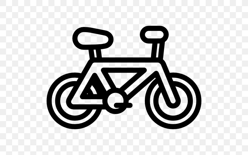 Bicycle Cycling Clip Art, PNG, 512x512px, Bicycle, Area, Black And White, Cycling, Sport Download Free