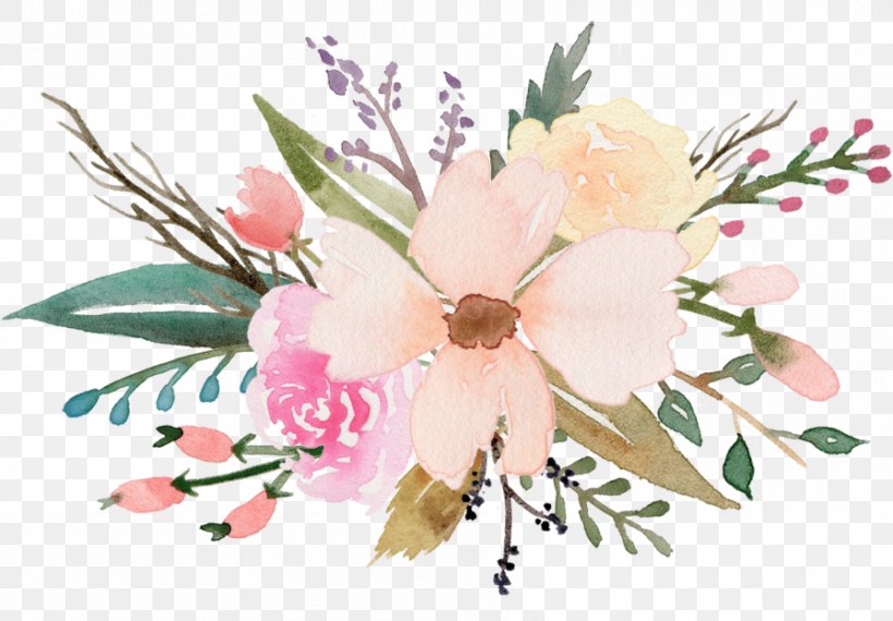 Bouquet Of Flowers Drawing, PNG, 896x623px, Watercolor Painting, Artificial Flower, Bouquet, Branch, Cut Flowers Download Free