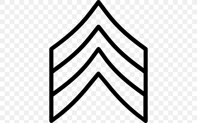 Chevron Military Army Sergeant, PNG, 512x512px, Chevron, Area, Army, Badges Of The United States Army, Black And White Download Free