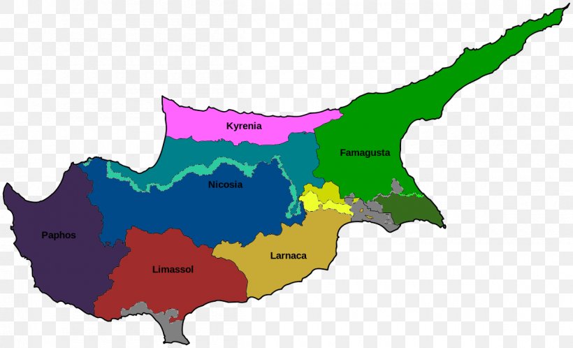 Cyprus Vector Map, PNG, 1200x730px, Cyprus, Area, Color, Drawing, Map Download Free