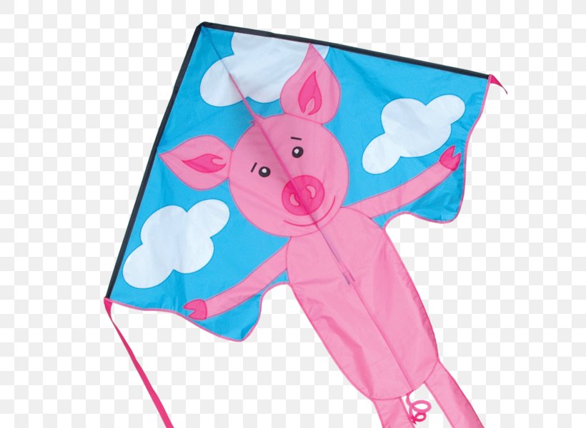 Easy Flyer Kite Large Easy Flier Piglet Clip Art, PNG, 600x600px, Kite, Animal, Animal Figure, Baby Toys, Character Download Free