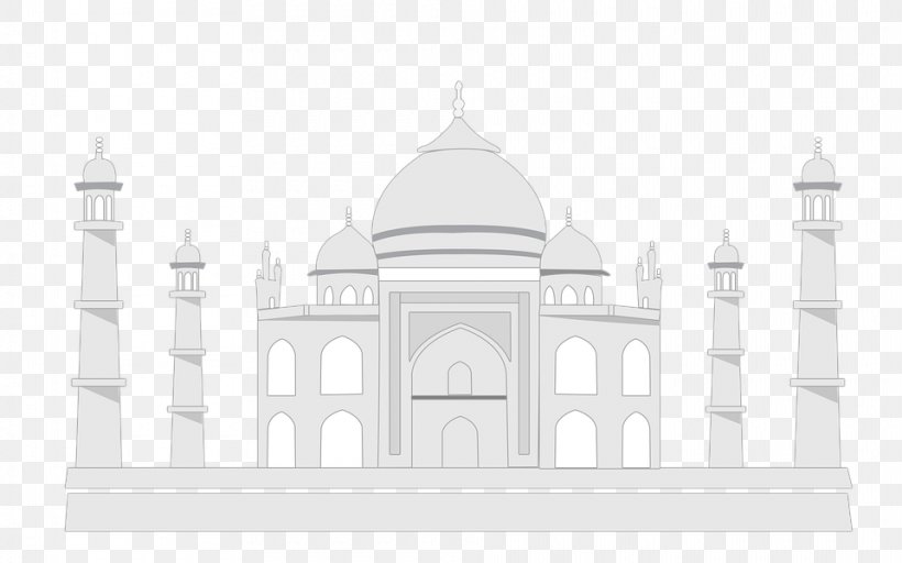 Taj Mahal Clip Art, PNG, 960x600px, Taj Mahal, Agra, Arch, Architecture, Black And White Download Free