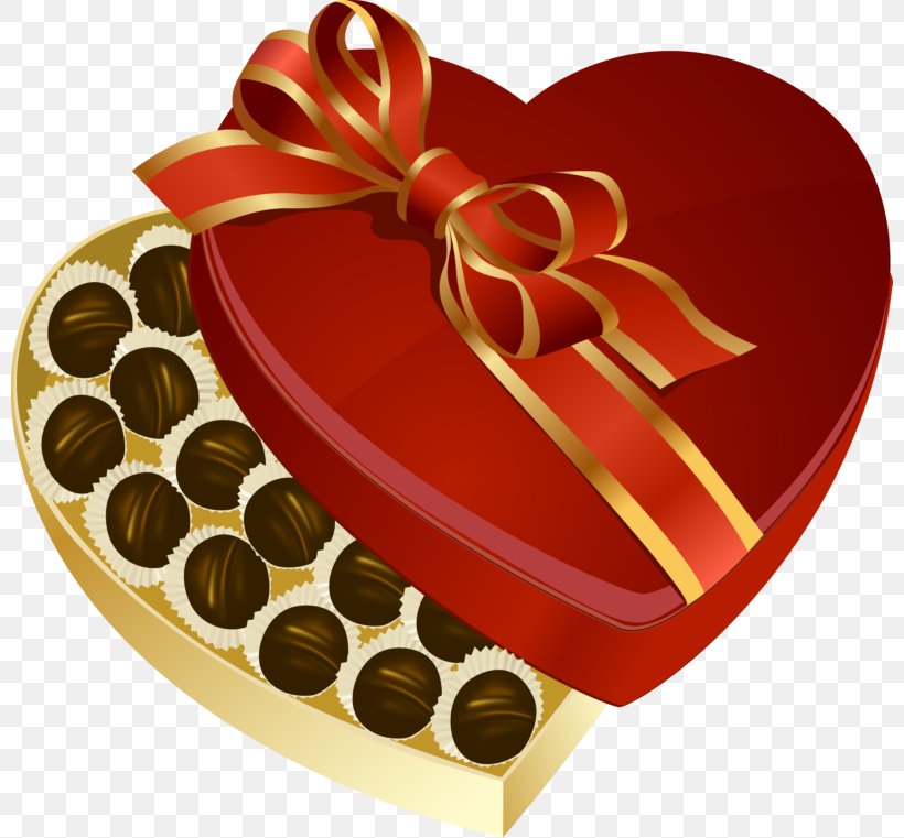 Valentine's Day Chocolate Clip Art, PNG, 800x761px, Chocolate, Bonbon, Chocolate Box Art, Confectionery, Gift Download Free