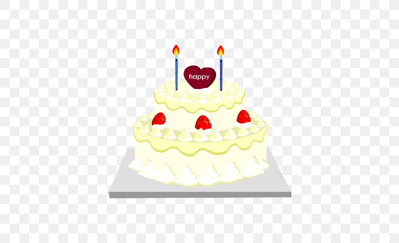 Birthday Cake Torte Clip Art, PNG, 500x500px, Birthday Cake, Baked Goods, Birthday, Buttercream, Cake Download Free