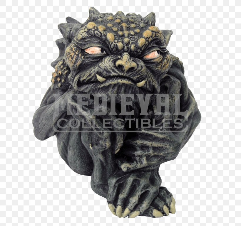 Gargoyle Statue Figurine Sculpture Gothic Architecture, PNG, 770x770px, Gargoyle, Art, Dragon, Drawing, Figurine Download Free