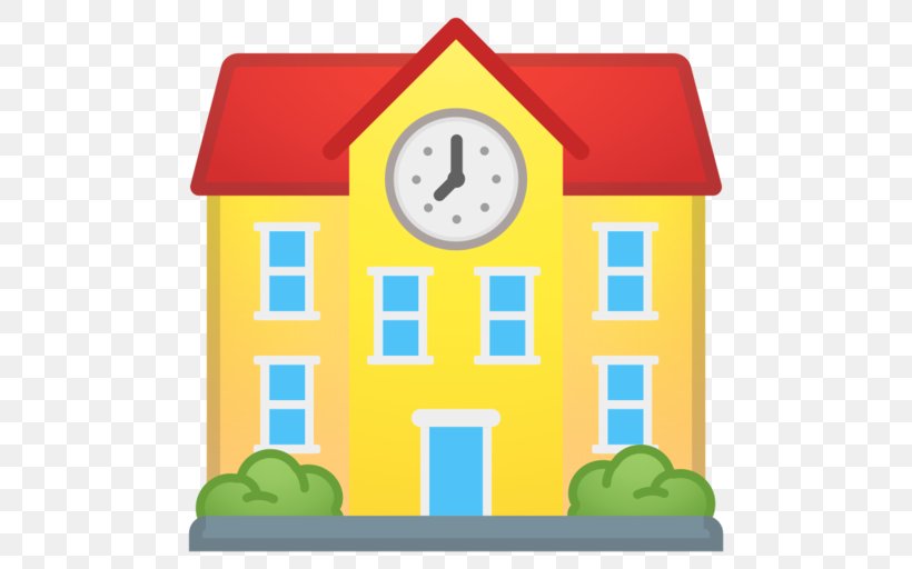 Emoji Clip Art School, PNG, 512x512px, Emoji, Clock, Education, Home, House Download Free