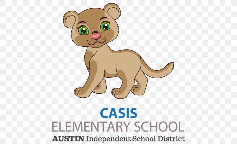 Puppy Casis Elementary School Clayton Elementary School, PNG, 500x500px, Puppy, Animal Figure, Austin, Austin Independent School District, Big Cats Download Free