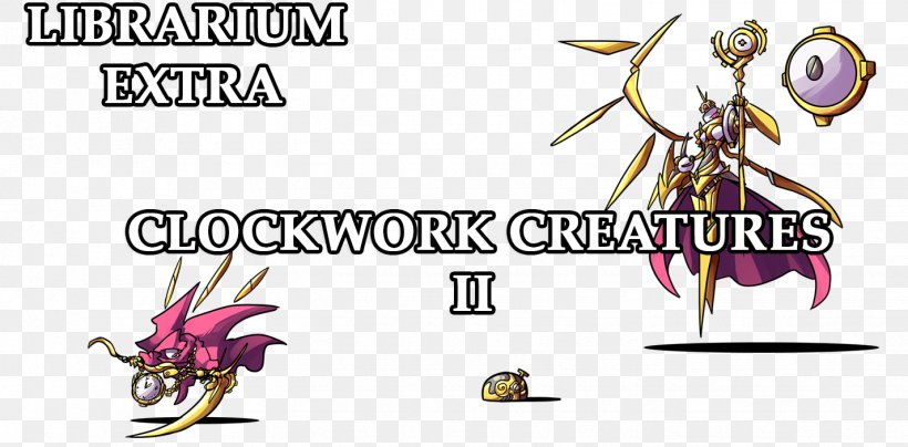RPG Maker MV Sprite III. Clockwork Clockwork Creations Legendary Creature, PNG, 1426x703px, 2017, Rpg Maker Mv, Area, Art, Cartoon Download Free
