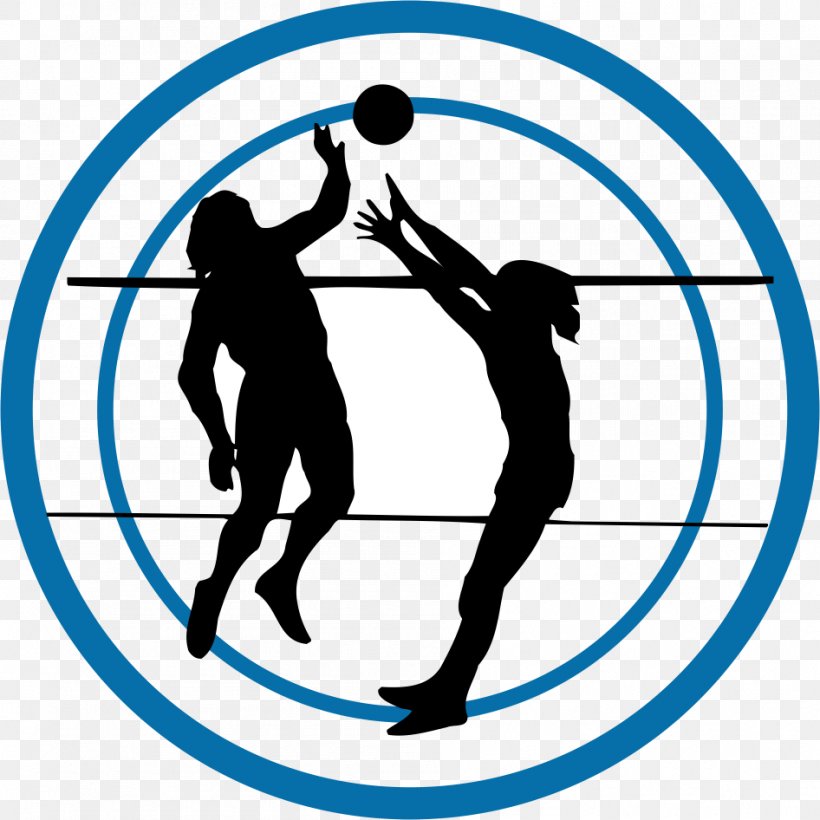 Beach Volleyball Clip Art Silhouette, PNG, 946x946px, Volleyball, Area, Ball, Ball Game, Beach Volleyball Download Free