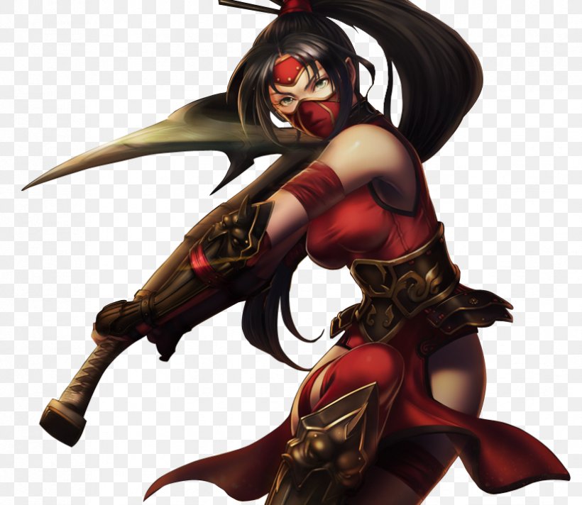 League Of Legends Akali Video Game Riot Games Crimson, PNG, 825x717px, League Of Legends, Action Figure, Akali, Cold Weapon, Crimson Download Free