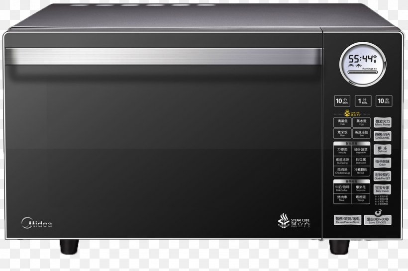 Microwave Oven Kitchen Home Appliance Midea, PNG, 1024x681px, Microwave Ovens, Audio Receiver, Electromagnetic Radiation, Electromagnetic Shielding, Food Download Free