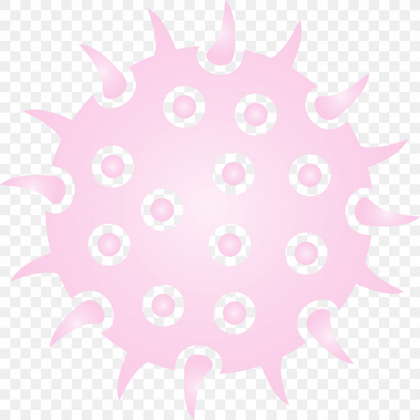 Pink Pattern Plant Magenta Circle, PNG, 3000x3000px, Bacteria, Circle, Germs, Magenta, Paint Download Free