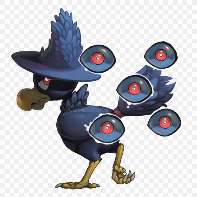 Pokémon Gold And Silver Pokémon X And Y Murkrow Bird, PNG, 900x897px, Pokemon, Art, Bird, Cartoon, Eevee Download Free