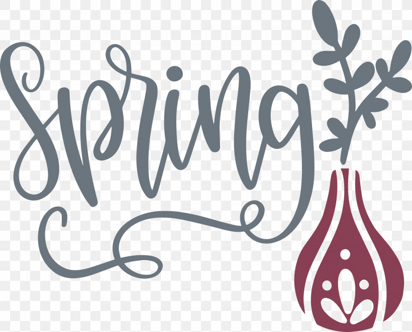 Spring, PNG, 3000x2422px, Spring, Calligraphy, Logo, Symbol, Text Download Free