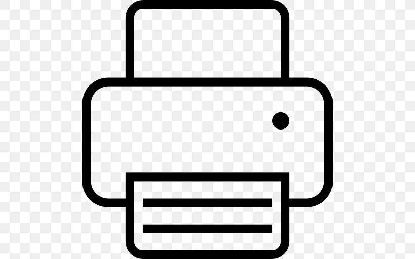 Paper Printer Printing Download, PNG, 512x512px, 3d Printing, Paper, Black And White, Button, Document Download Free
