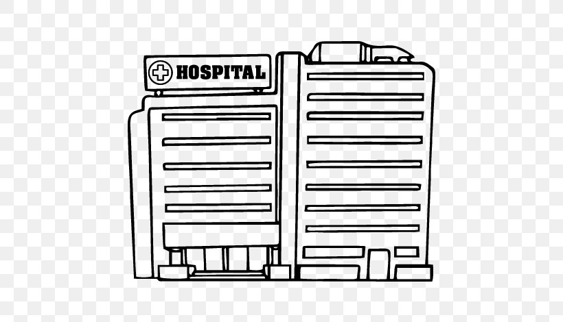 Children's Hospital Drawing Coloring Book Children's Hospital, PNG, 600x470px, Hospital, Architecture, Area, Black And White, Brand Download Free