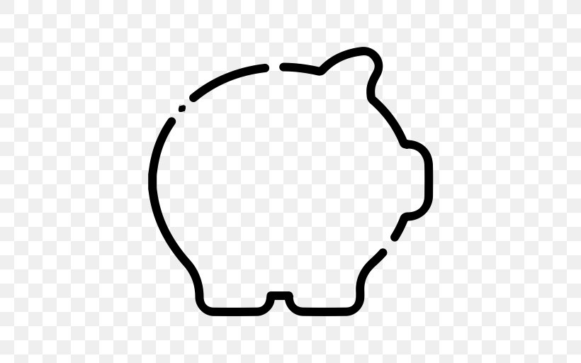 Saving Money Piggy Bank Coin, PNG, 512x512px, Saving, Area, Auto Part, Bank, Black Download Free