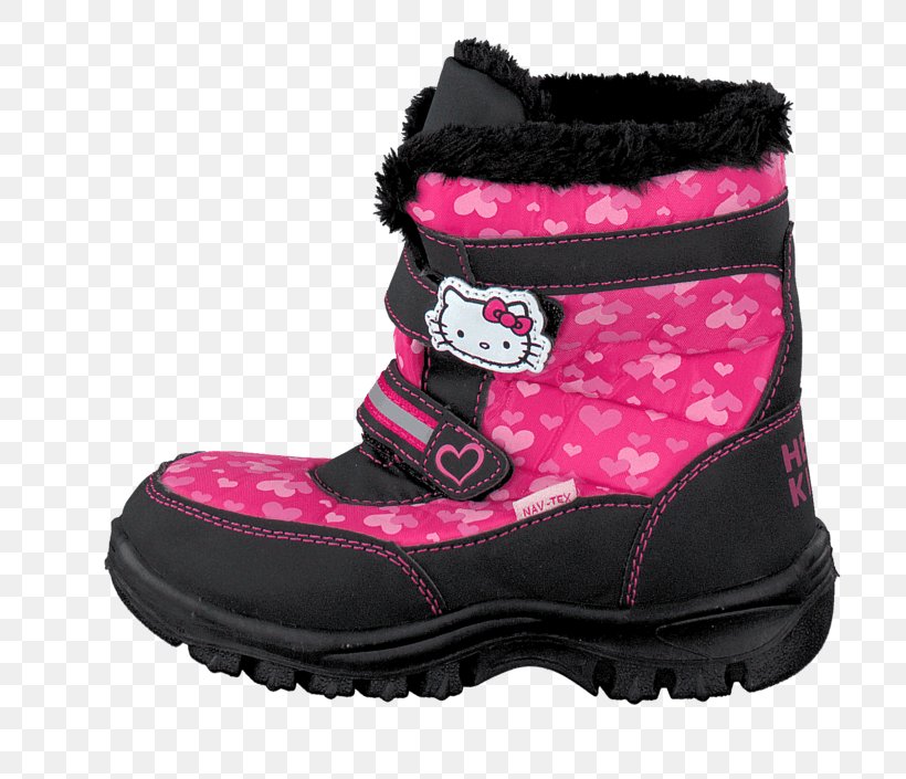 Snow Boot Shoe Hiking Boot Hello Kitty, PNG, 705x705px, Snow Boot, Boot, Cross Training Shoe, Female, Footwear Download Free