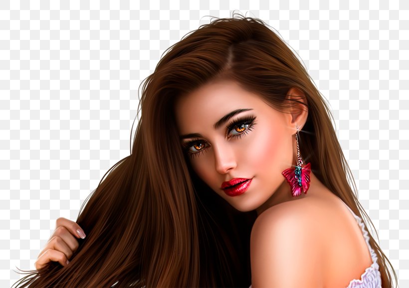 Hair Coloring Eyebrow Beauty Human Hair Color Woman, PNG, 800x577px, Watercolor, Cartoon, Flower, Frame, Heart Download Free
