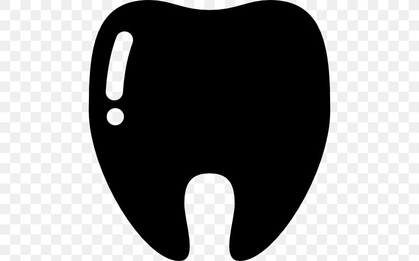 Human Tooth Clip Art, PNG, 512x512px, Tooth, Black, Black And White, Dental Implant, Homo Sapiens Download Free