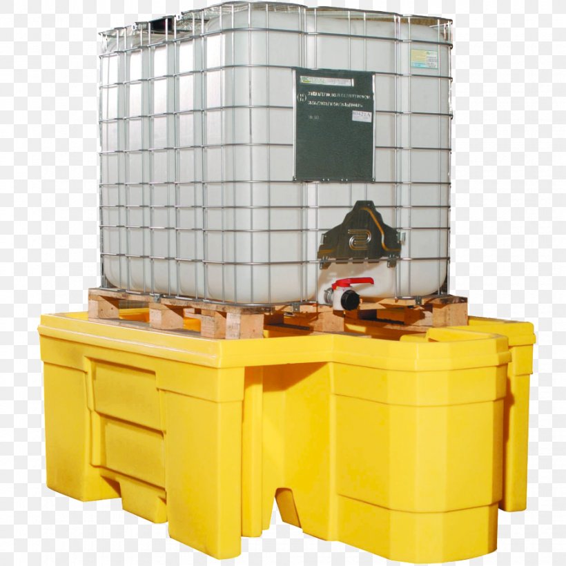 Intermediate Bulk Container Spill Pallet Plastic Polyethylene, PNG, 920x920px, Intermediate Bulk Container, Bunding, Cargo, Forklift, Industry Download Free