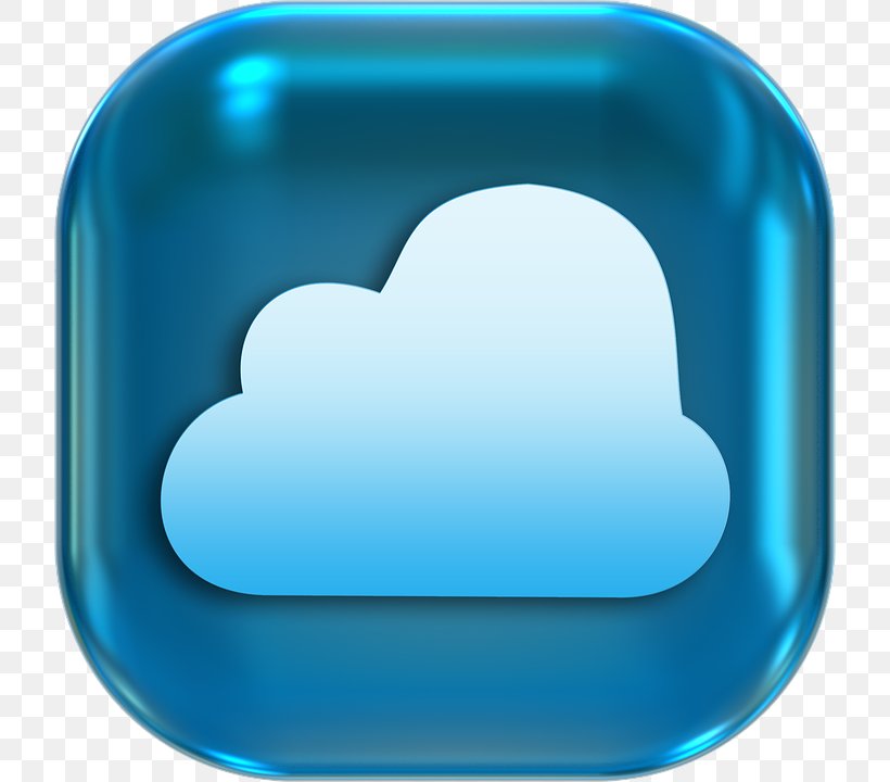 Cloud Computing Web Hosting Service Internet, PNG, 720x720px, Cloud Computing, Aqua, Azure, Blue, Electric Blue Download Free