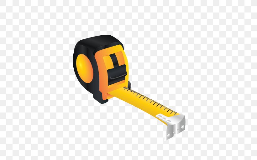 Hardware Tool Yellow, PNG, 512x512px, Tape Measures, Drill, Hardware, Measurement, Tool Download Free