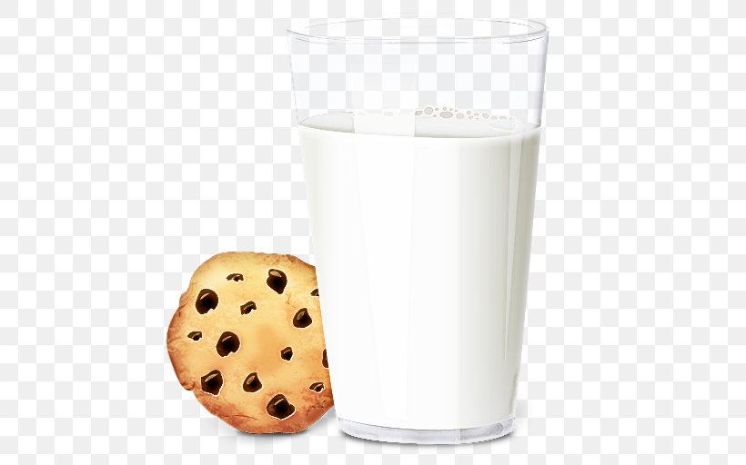 Milkshake, PNG, 512x512px, Highball Glass, Chocolate Chip Cookie, Dairy, Drink, Food Download Free
