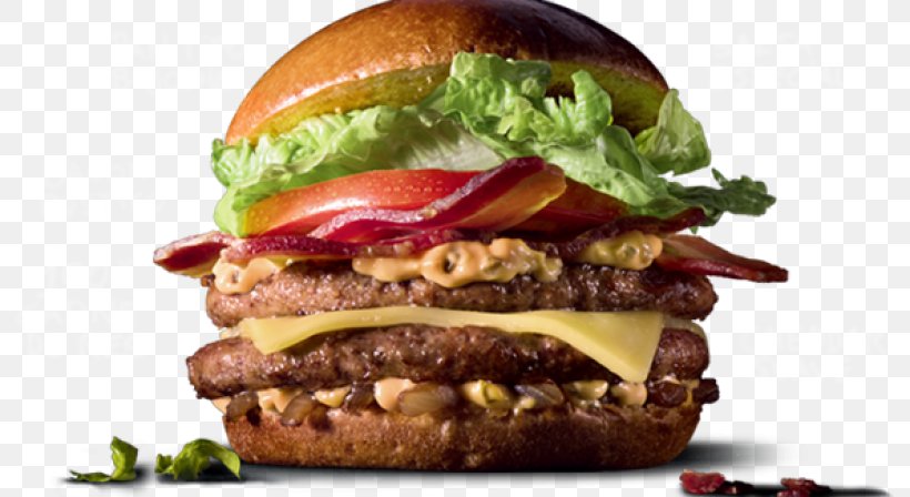 Hamburger Big N' Tasty Cheeseburger Bacon Fast Food, PNG, 798x448px, Hamburger, American Food, Bacon, Blt, Bread Download Free