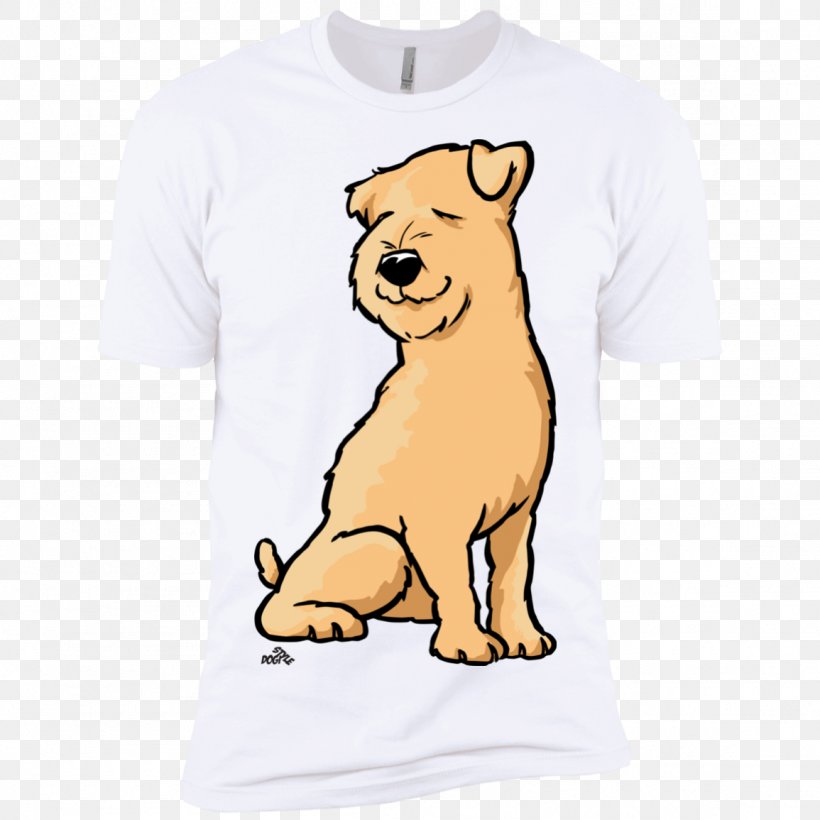 Puppy T-shirt Dog Breed Soft-coated Wheaten Terrier Hoodie, PNG, 1155x1155px, Puppy, Bear, Breed, Carnivoran, Cartoon Download Free