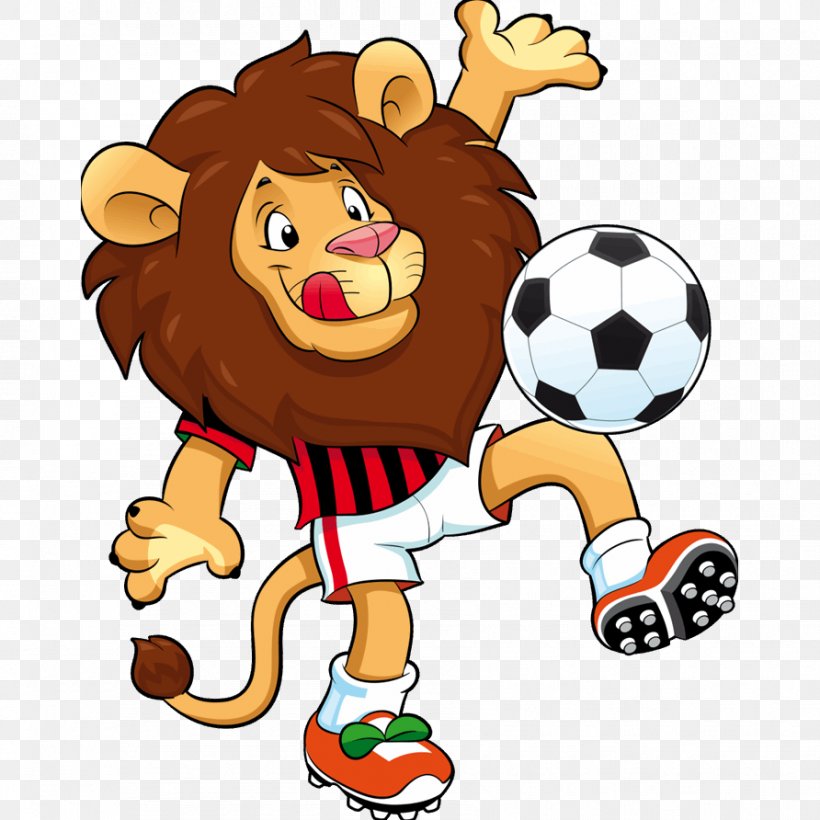 Sticker Lion Child Sports Football, PNG, 892x892px, Sticker, Adhesive, Ball, Big Cats, Carnivoran Download Free