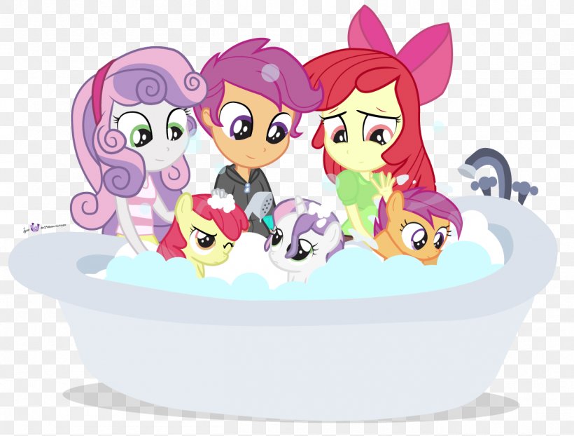Apple Bloom Sweetie Belle Pony Scootaloo Pinkie Pie, PNG, 1305x990px, Watercolor, Cartoon, Flower, Frame, Heart Download Free