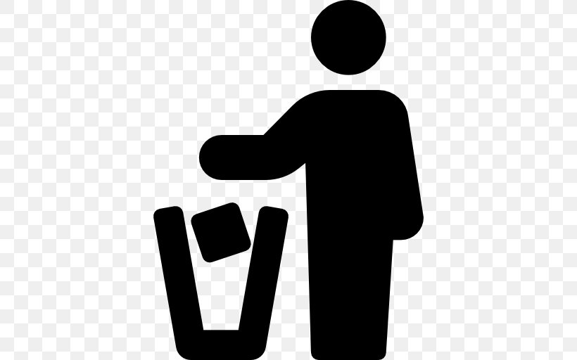 Litter Recycling Waste Management Roadway Cleanup, PNG, 512x512px, Litter, Black And White, Communication, Finger, Garbage Disposals Download Free